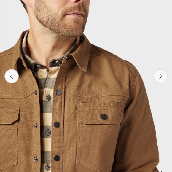 Stio Men's Light Brown Shirt Jacket - Picture 4 of 16